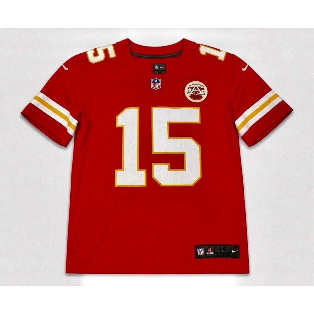 Patrick Mahomes #15 Nike On Field Dri-FIT Chiefs Jersey Mens M Super Bowl LVIII